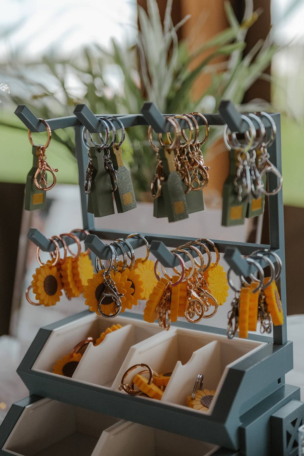 Custom-shaped TapLoops on a rack